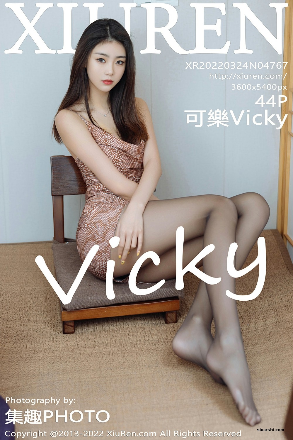 [XiuRen秀人网] No.4767 可樂Vicky-丝袜室