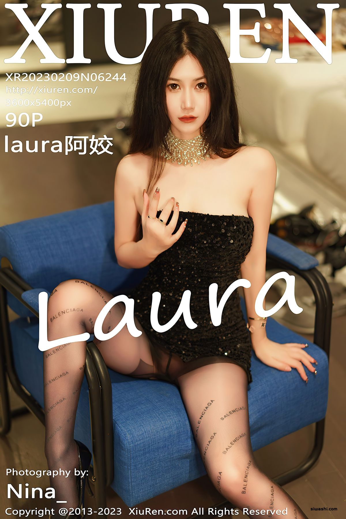 [Xiuren秀人网]2023.02.09 NO.6244 laura阿姣-丝袜室